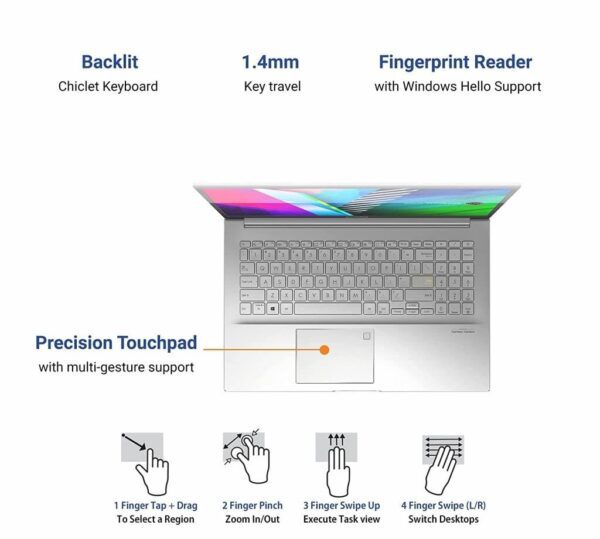 ASUS VivoBook K15 OLED K513EA-L703TS (Refurbished Laptop) - Image 3