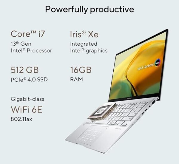 ASUS Zenbook 14 OLED UX3402VA-KN742WS (Brand Refurbished Laptop) - Image 2