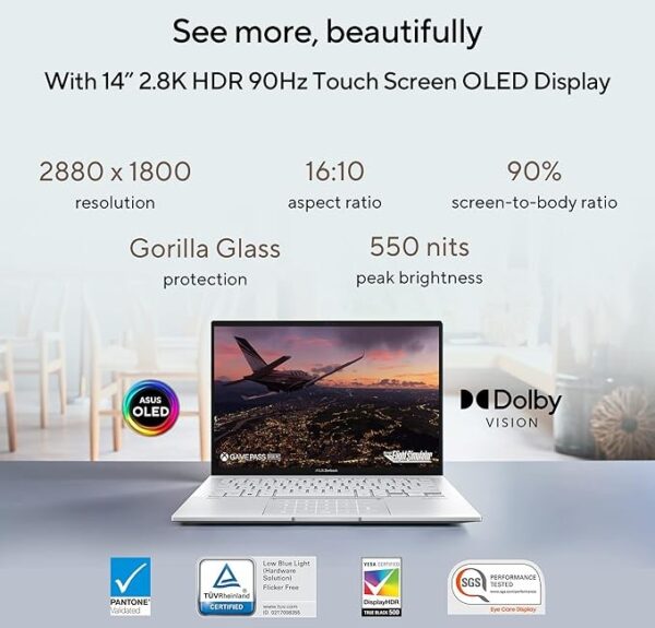 ASUS Zenbook 14 OLED UX3402VA-KN742WS (Brand Refurbished Laptop) - Image 3