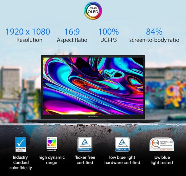 ASUS Vivobook S15 OLED K3502ZA-L702WS (Brand Refurbished Thin and Light Laptop) - Image 3